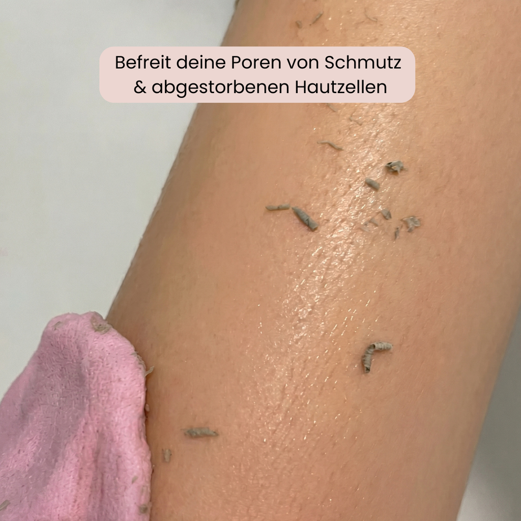 Peelinghandschuh - befreite Poren