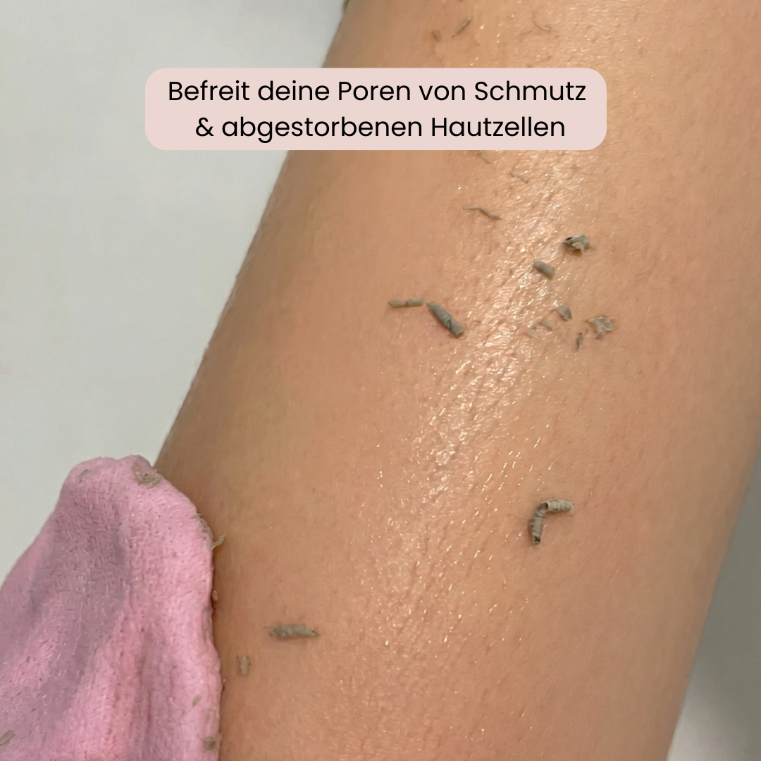 Peelinghandschuh - befreite Poren