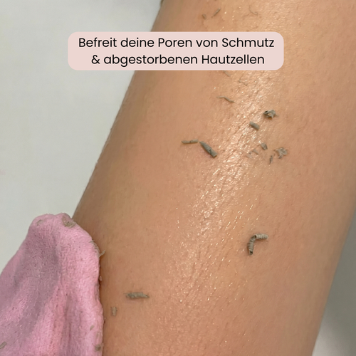 Peelinghandschuh - befreite Poren